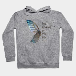 Love yourself for who you are Hoodie